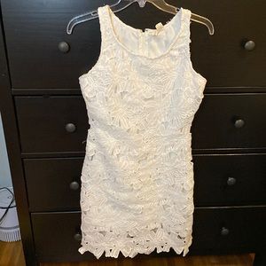 White flower dress